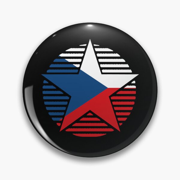 Item preview, Retro Czech Republic Flag Star CZ designed and sold by shitpostee.