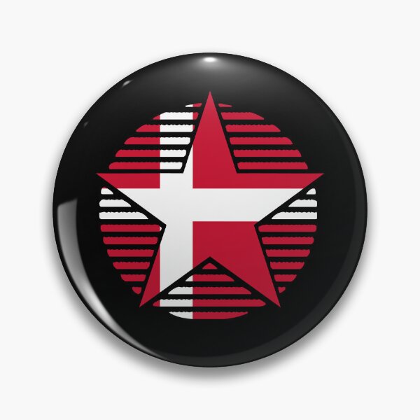 Item preview, Retro Denmark Flag Star DK designed and sold by shitpostee.
