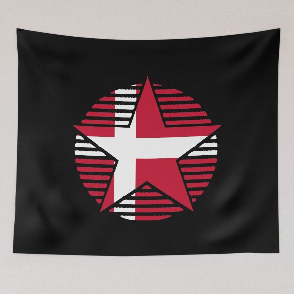 Item preview, Retro Denmark Flag Star DK designed and sold by shitpostee.