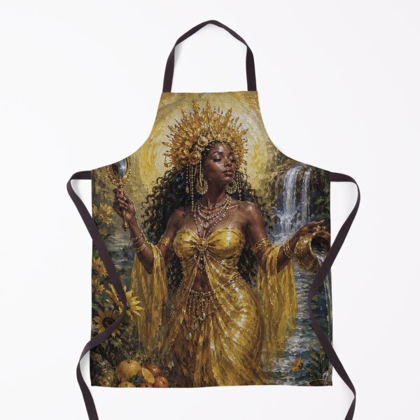 Item preview, Oshun: Keeper of Love and Abundance painting. designed and sold by GalleryKauffeld.
