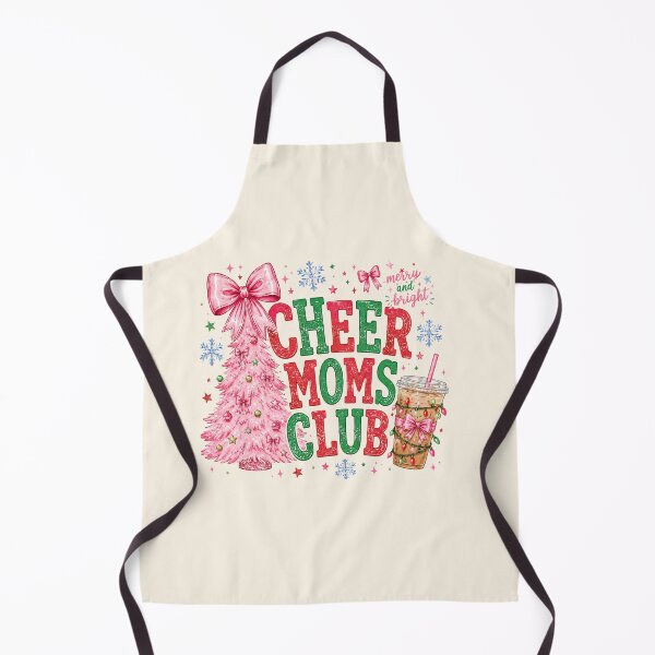 Item preview, Christmas Tree Cheer Moms Club Pink Bow Merry and Bright designed and sold by Yellowriversss.