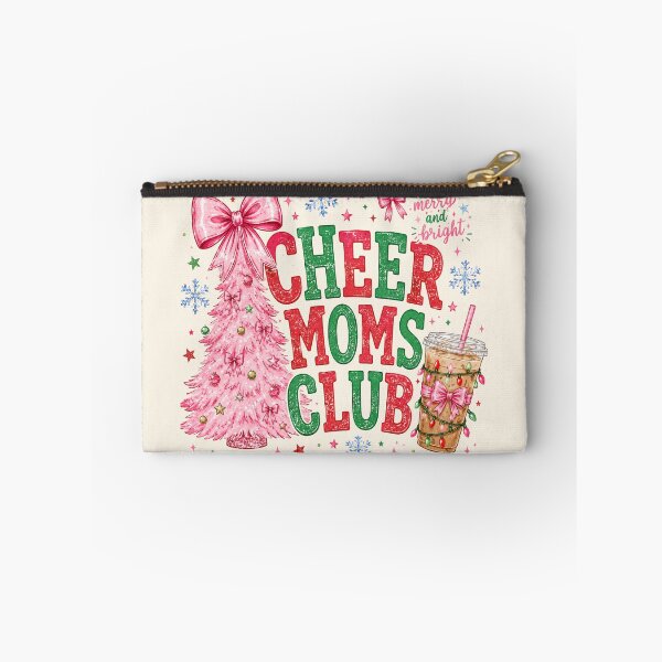 Item preview, Christmas Tree Cheer Moms Club Pink Bow Merry and Bright designed and sold by Yellowriversss.