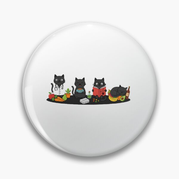 Item preview, Black Cat Dietitian Registered Dietetics Nutritionist Doctor designed and sold by w66aboo.