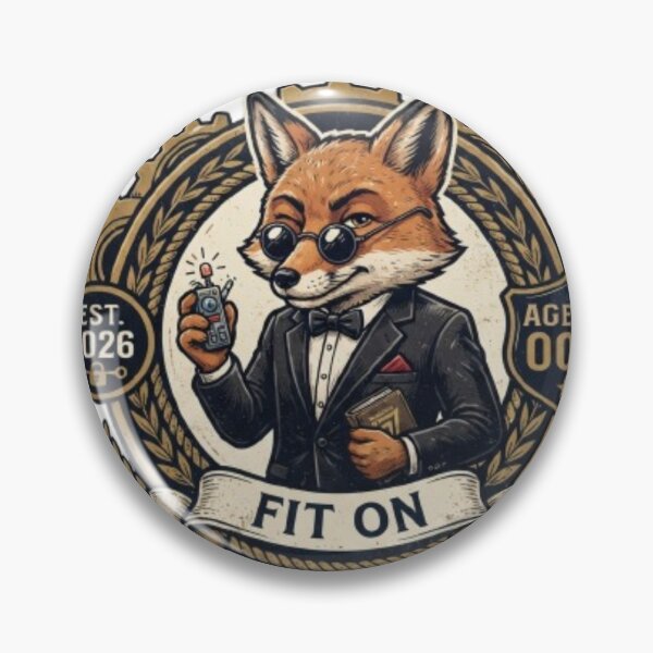 Artikelvorschau, T-Shirt mit Fuchs-Geheimagentenmotiv | Lustiges Spionage-T-Shirt mit Fuchs-Tiermotiv – Geschenkidee entworfen und verkauft von Fit On.