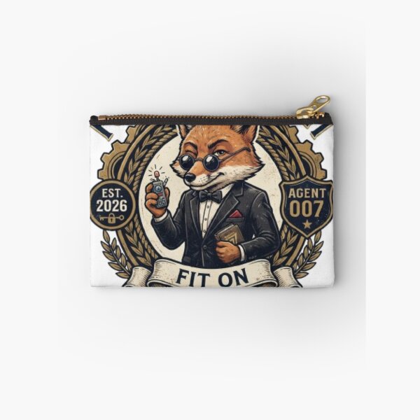 Item preview, Fox Secret Agent T-Shirt | Funny Spy Fox Animal Graphic Tee Gift designed and sold by Fit On.