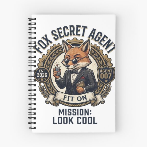 Item preview, Fox Secret Agent T-Shirt | Funny Spy Fox Animal Graphic Tee Gift designed and sold by Fit On.