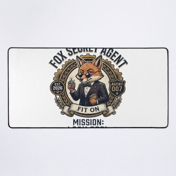 Item preview, Fox Secret Agent T-Shirt | Funny Spy Fox Animal Graphic Tee Gift designed and sold by Fit On.