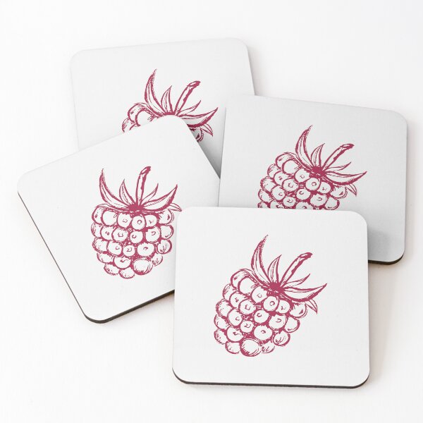 Item preview, Raspberry Sketch | Minimal Botanical Berry Illustration designed and sold by Sagi Jane Art.
