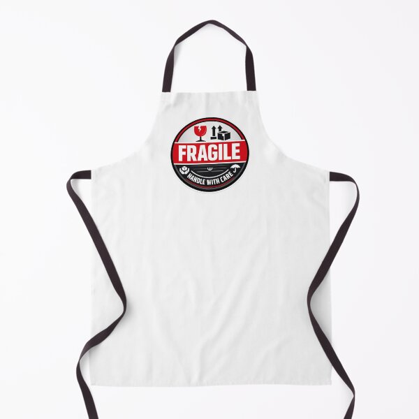 Item preview, FRAGILE - HANDLE WITH CARE - SIGNS - RETRO WORN SIGN - UNIQUE RARE ORIGINAL TSHIRT STICKER designed and sold by SentientGallery.