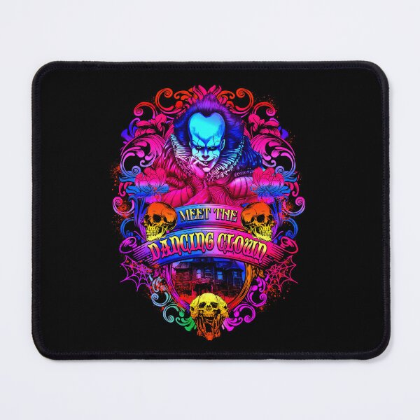 Item preview, Creepy Dancing Clown Neon Frame Spooky Season Art designed and sold by Anselle.