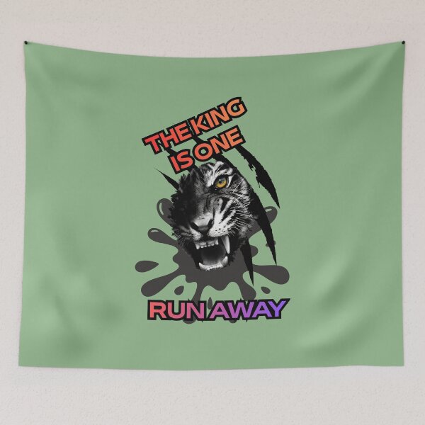 Item preview, Tiger The King Digital Art designed and sold by GoGreenlove.
