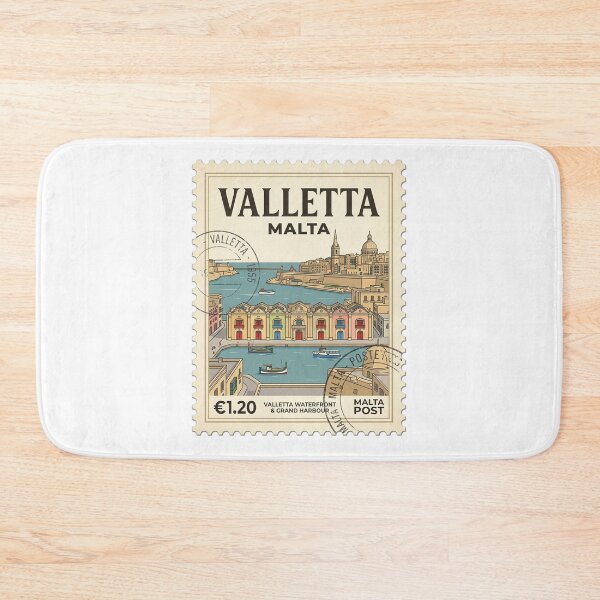Item preview, Valletta Malta Grand Harbour Travel Stamp designed and sold by k3rstman1.