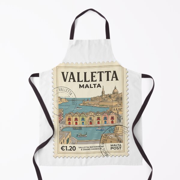 Item preview, Valletta Malta Grand Harbour Travel Stamp designed and sold by k3rstman1.