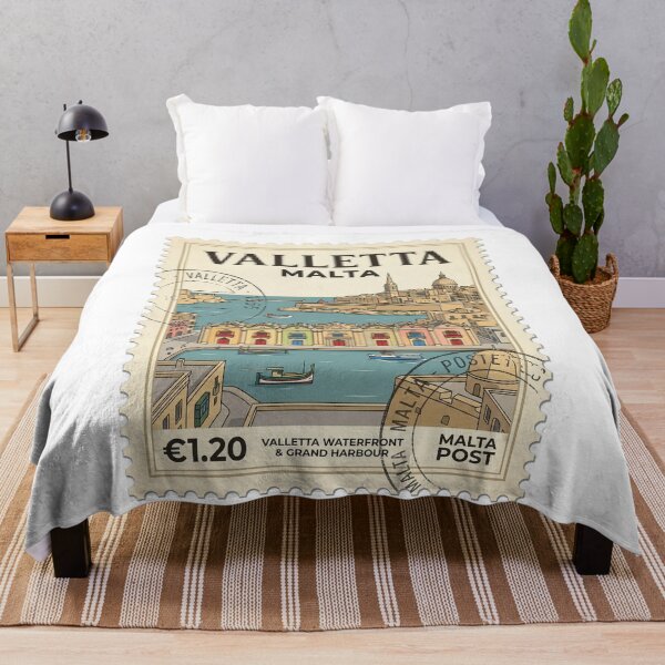 Item preview, Valletta Malta Grand Harbour Travel Stamp designed and sold by k3rstman1.