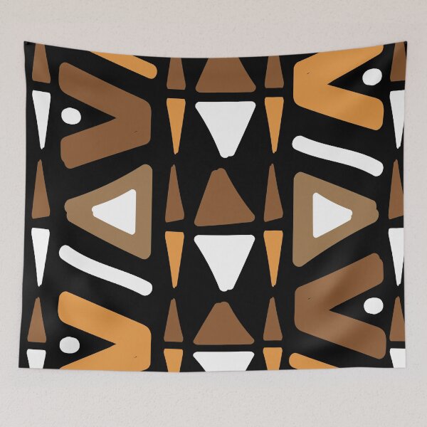 Item preview, Traditional Bogolan Pattern – African Textile Art & Ethnic Design designed and sold by Wolagno.