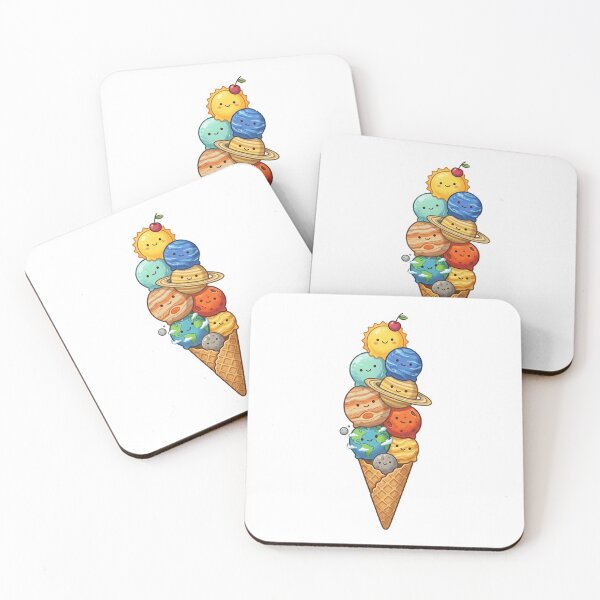 Item preview, Solar System as Ice Cream Scoops designed and sold by YNAMREG.