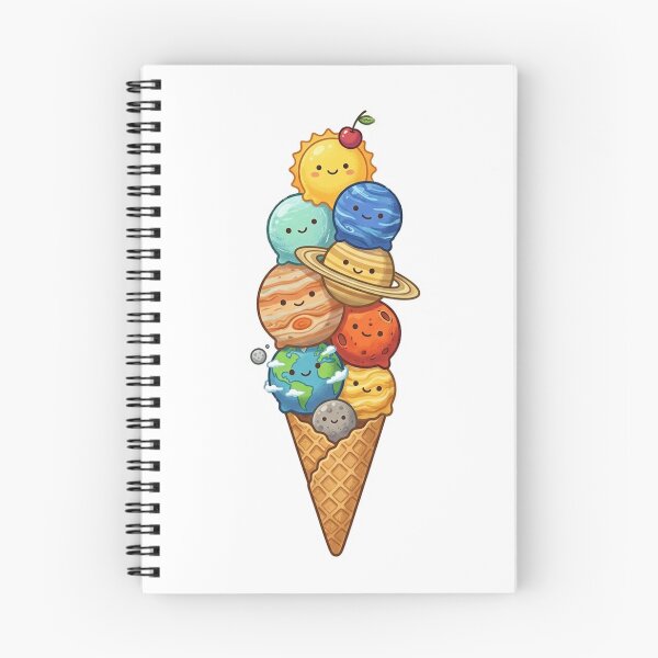 Item preview, Solar System as Ice Cream Scoops designed and sold by YNAMREG.