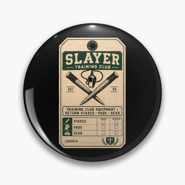 Item preview, Slayer Training Club Equipment Locker Tag designed and sold by agearb.