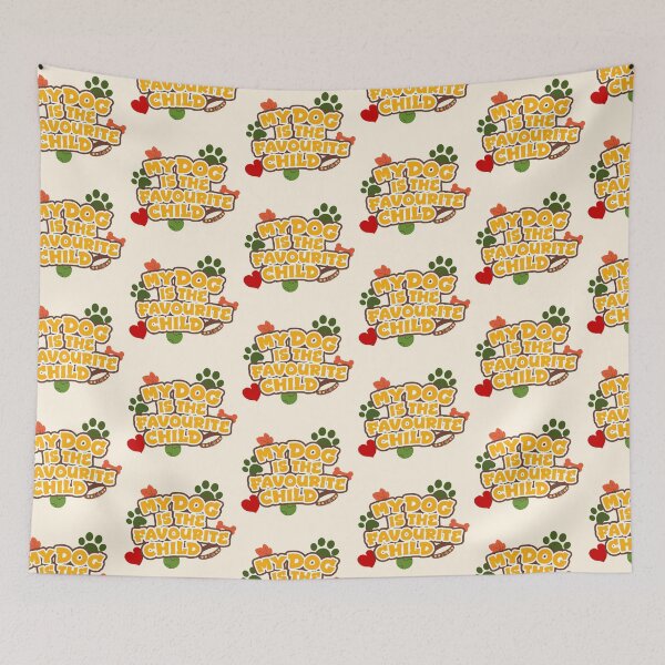 Item preview, Dog Quote - My Dog Is The Favourite Child designed and sold by Spreading Smiles.