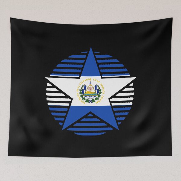 Item preview, Retro El Salvador Flag Star SV designed and sold by shitpostee.