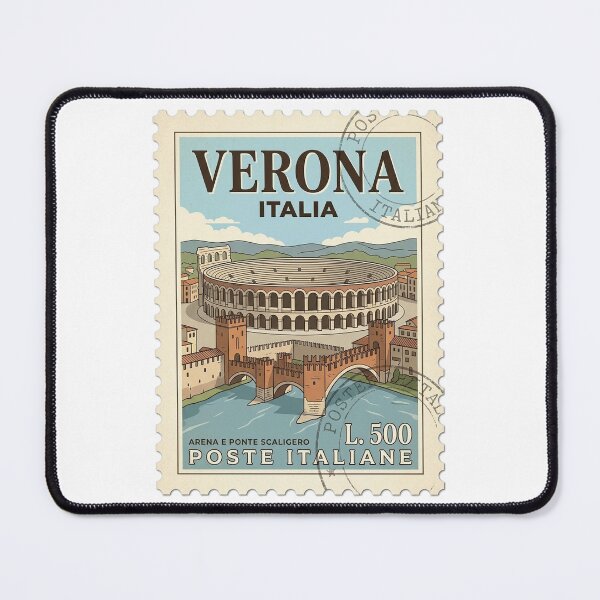 Item preview, Verona Italy Arena Ponte Scaligero Travel Stamp designed and sold by k3rstman1.
