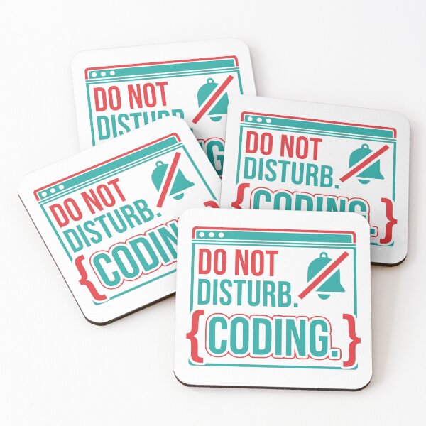 Item preview, Do Not Disturb Coding Funny Developer Gift Productivity Design designed and sold by Ixnor.