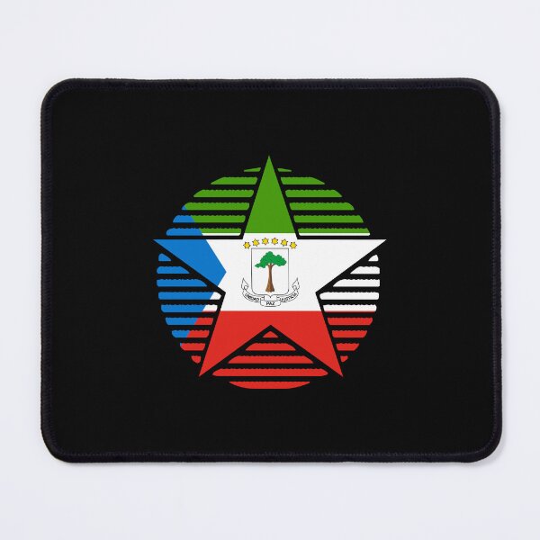 Item preview, Retro Equatorial Guinea Flag Star GQ designed and sold by shitpostee.
