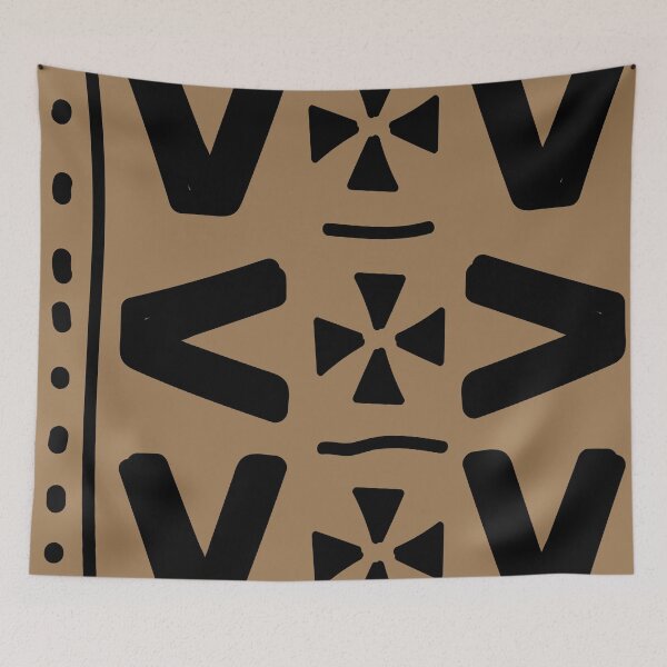 Item preview, Traditional Bogolan Pattern – African Textile Art & Ethnic Design designed and sold by Wolagno.