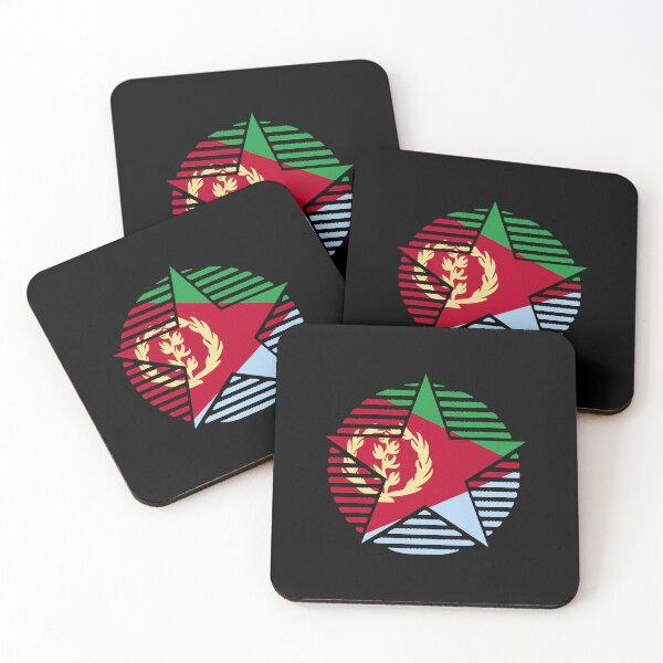 Item preview, Retro Eritrea Flag Star ER designed and sold by shitpostee.
