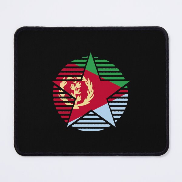 Item preview, Retro Eritrea Flag Star ER designed and sold by shitpostee.