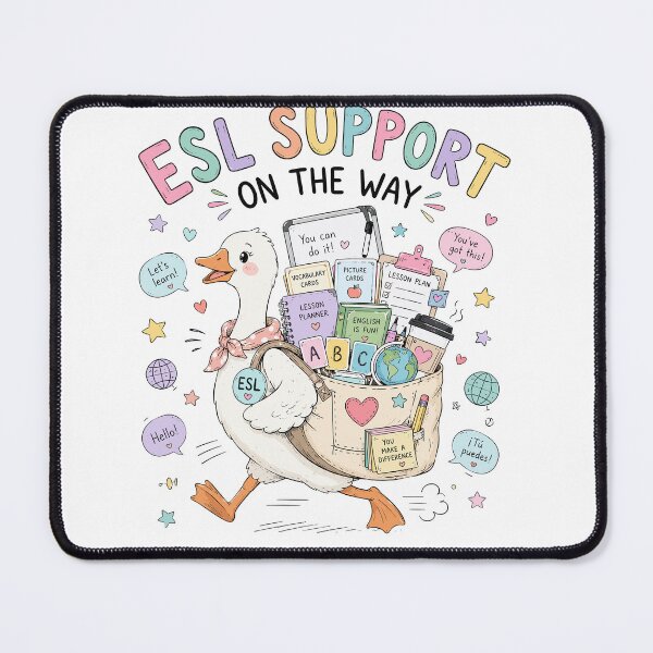 Item preview, ESL Support On The Way Cute Goose Teacher designed and sold by nryum.