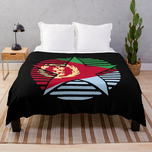 Item preview, Retro Eritrea Flag Star ER designed and sold by shitpostee.