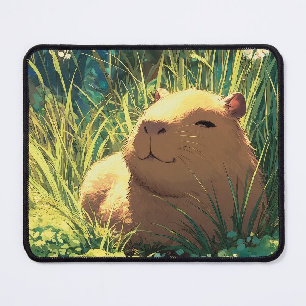 Item preview, Capybara in an Enchanted Meadow designed and sold by kaldart.