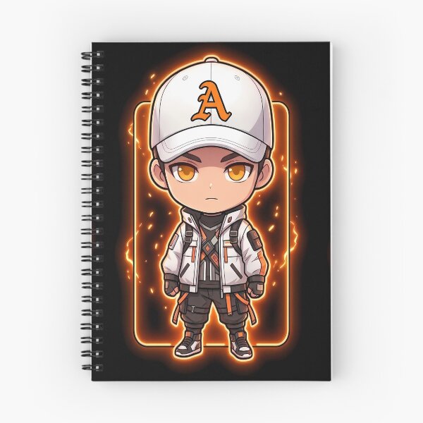 Item preview, Letter A Chibi Anime Boy Orange Streetwear Aesthetic designed and sold by LuisWorks.