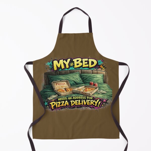 Item preview, My bed needs pizza delivery designed and sold by LaffinLair.