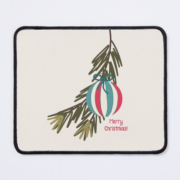 Item preview, Merry Christmas fir bauble and bow designed and sold by FrancesPoff.
