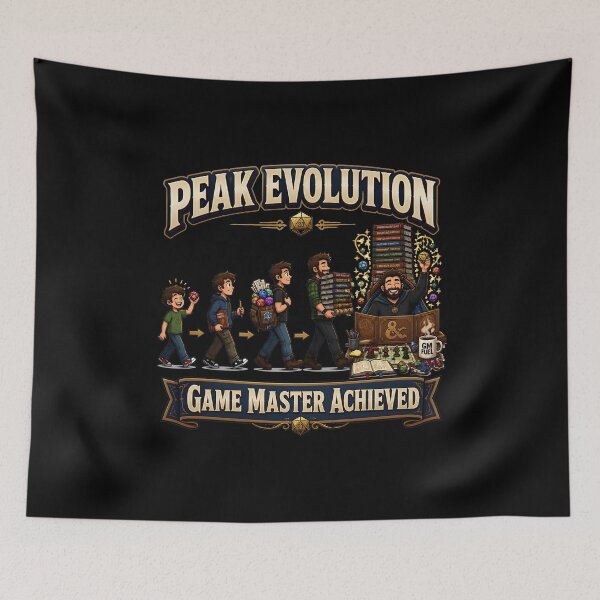 Item preview, Peak Evolution Game Master Achieved Funny DND RPG designed and sold by BadhbhLoot.