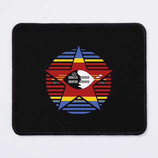 Item preview, Retro Eswatini Flag Star SZ designed and sold by shitpostee.