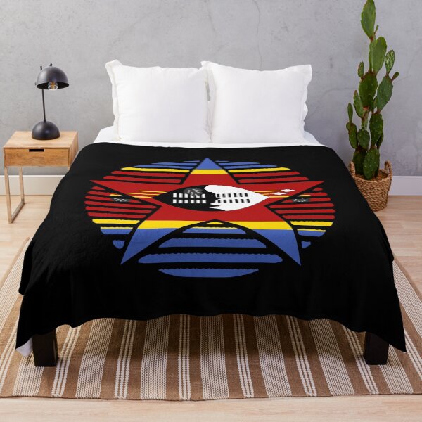 Item preview, Retro Eswatini Flag Star SZ designed and sold by shitpostee.