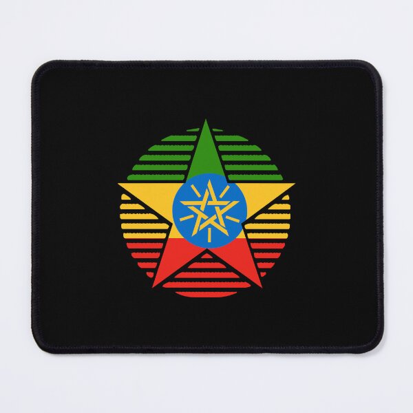 Item preview, Retro Ethiopia Flag Star ET designed and sold by shitpostee.