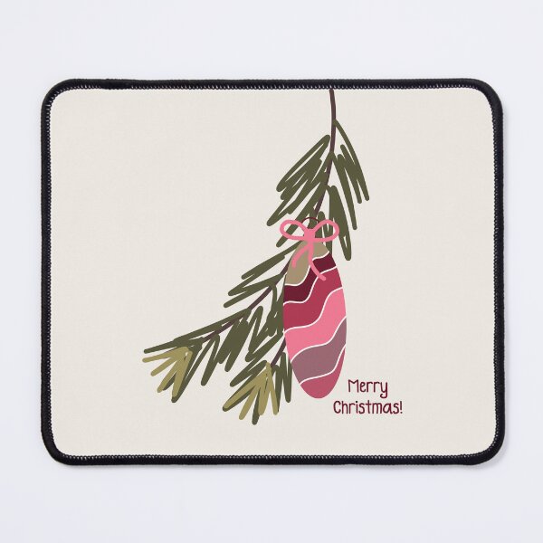 Item preview, Copy of Merry Christmas fir bauble and bow designed and sold by FrancesPoff.