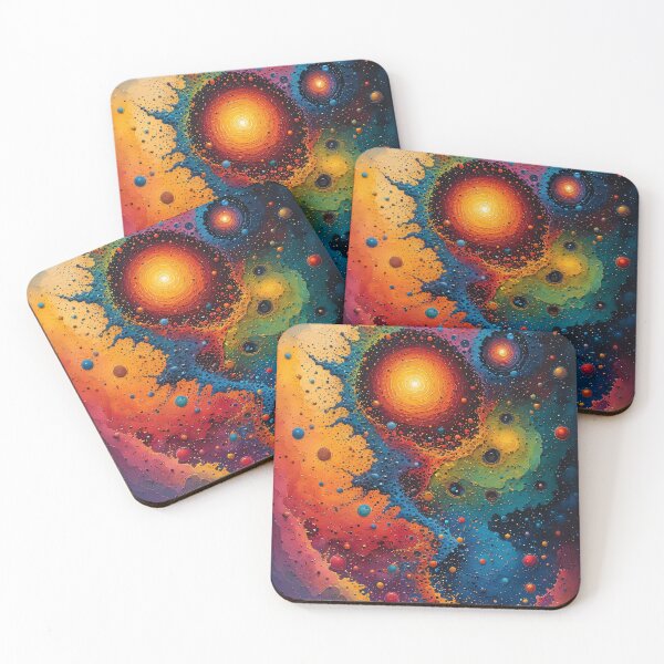 Item preview, A colorful universe explodes in cosmic energy designed and sold by Mianku | Für das Leben.