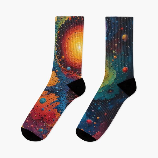 Item preview, A colorful universe explodes in cosmic energy designed and sold by Mianku | Für das Leben.