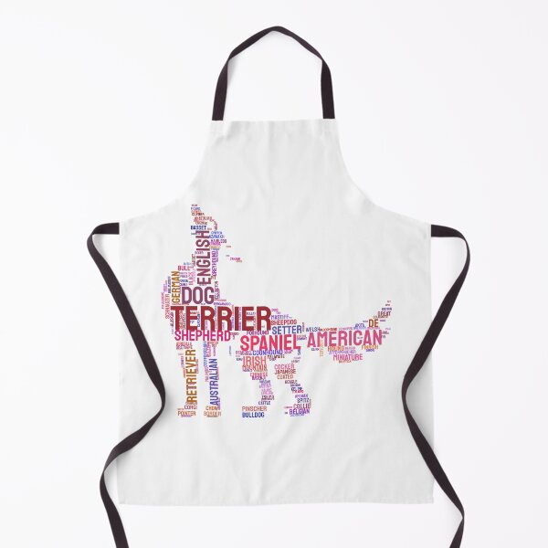 Item preview, Aesthetic Dog Silhouette Word Cloud Art Print designed and sold by AyfuDesigns.