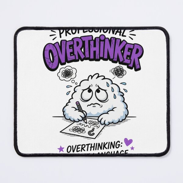 Item preview, Professional Overthinker – Overthinking Is My Love Language designed and sold by Inky Accessories.