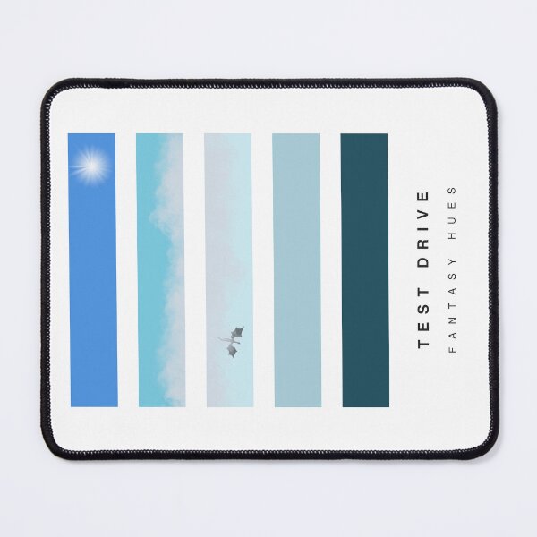 Item preview, ‘Test Drive’ Fantasy Hue Palette Special Edition Graphic Artwork designed and sold by The Colourful Game.