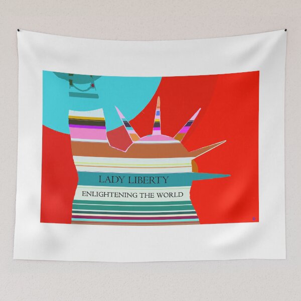 Item preview, Lady Liberty Pop Artwork 1B designed and sold by Dlt1981.