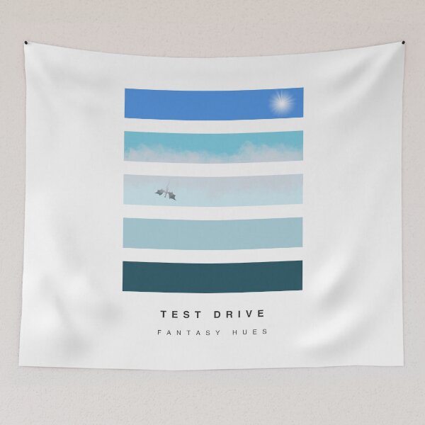 Item preview, ‘Test Drive’ Fantasy Hue Palette Special Edition Graphic Artwork designed and sold by The Colourful Game.