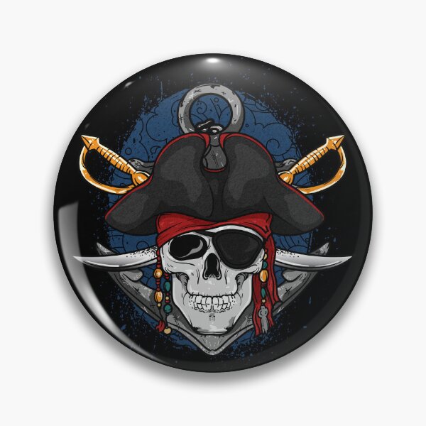 Item preview, Captain Pirate Skull designed and sold by Art-Max.