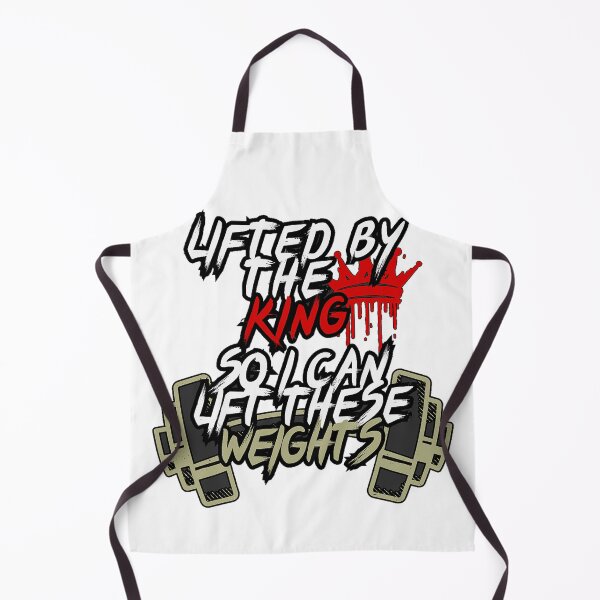 Item preview, Lifted By The King Christian Gym Weightlifting designed and sold by Bezuiden.